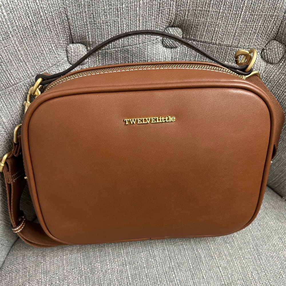 Twelve Little Luxe Diaper Clutch Toffee